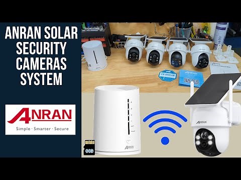 ANRAN Solar Security Cameras Wireless - Quick Review and Setup