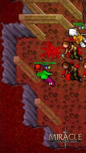 FUI CAÇAR WARLOCK NO LVL 31 #tibia #gameplay #mmorpg