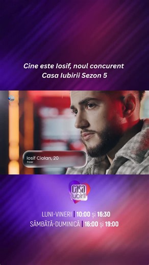 Casa Iubirii | Iosif (20 ani) este din Vaslui, lucrază ca frizer și are o activitate intensă de tik-toker. Spune că e foarte legat de familie, dar își... | Instagram