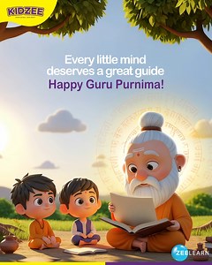 A great start begins with a great teacher. At Kidzee, we’re grateful for every guru who sparks learning, kindness, and growth in every little one. [Kidzee, Guru Purnima, Learning, Preschool, Kids, Early Childhood Education, Fun Learning] | Kidzee