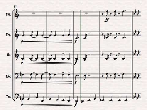 A String Of Pearls - Brass Quintet Sheet Music (The Chamberlain Brass)