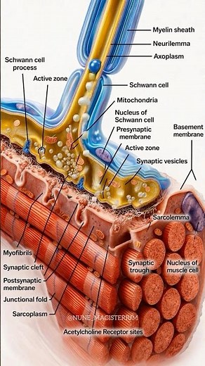 Neuromuscular Junction Explained (How Nerves Activate Muscle)