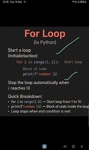 for loop in python #programminglanguage #coding #computerscience #tech #python #programming #code