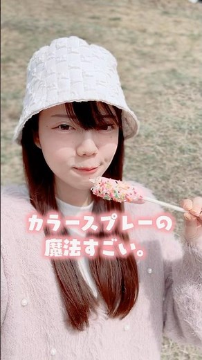 A single woman's spring break eating at a cherry blossom viewing stall🌸🍦*.ﾟ #vlog #binge eating