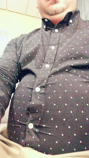 Embracing Body Positivity: Big Belly Man Celebrates Gainer Lifestyle