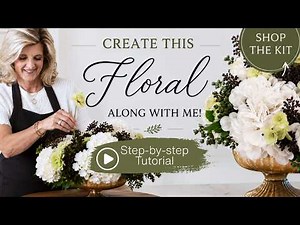 DIY Custom Floral Arrangement KIT Tutorial