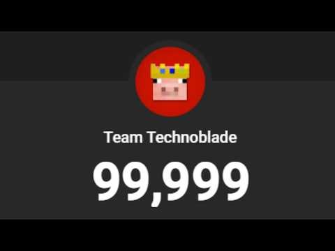 Team Technoblade 100k sub counter