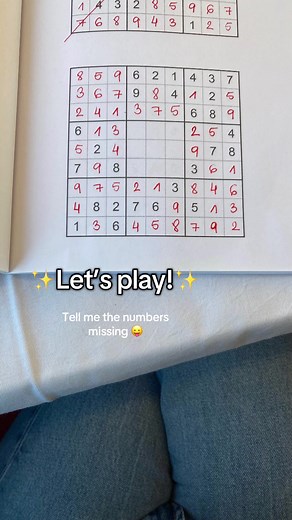 Sudoku Puzzle: Find the Missing Numbers Challenge