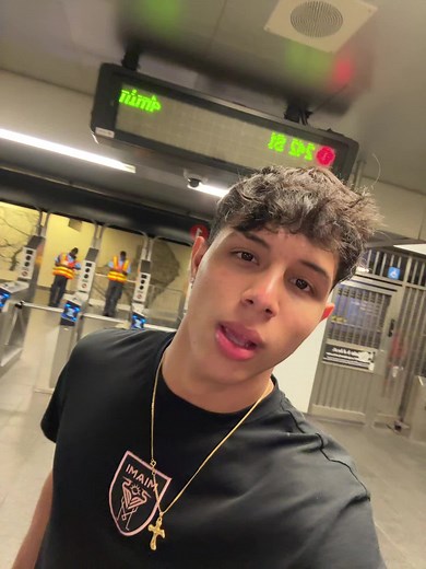 Exploring the Subway: Young Male's Journey at 12:00