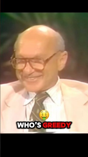 Milton Friedman: The world runs on GREED 🤑