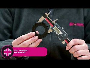 How to measure an Open PVC Grommet