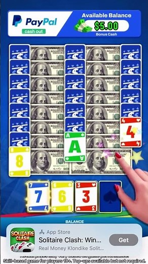 Solitaire Clash: Win Real Cash Ads | #shorts