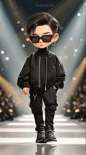 “Catwalk Chibi Style – Mini Model with God-Level Fashion!”
