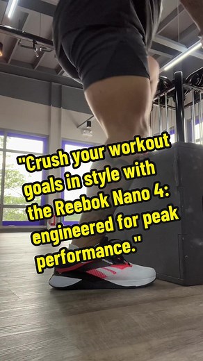 "Crush your workout goals in style with the Reebok Nano 4: engineered ...