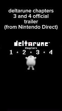 Deltarune Chapters 3 And 4 Official Trailer #undertale #deltarune #deltarunechapter3
