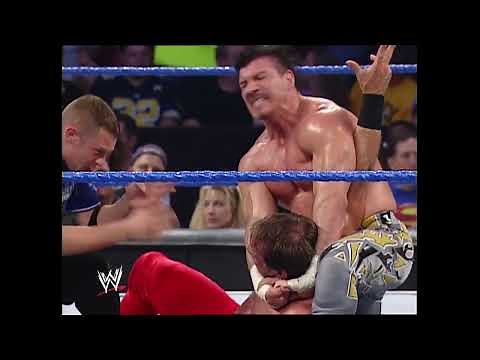 Eddie Guerrero & Rhyno vs Chris Benoit & Tajiri SmackDown 2003
