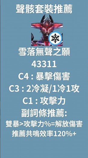 【鳴潮周年慶】緋雪 簡易培養攻略 組隊配隊建議 武器 聲骸 推薦 隊友 琳奈 千咲 莫寧 效應隊 #緋雪 #wutheringwaves #鳴潮