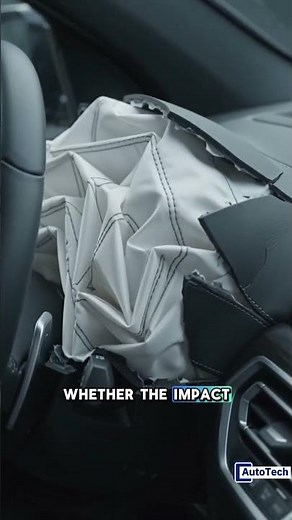 How Do Airbags Know When to Deploy? 🚗 #Airbags #CarSafety #CarTech #Cars #AutomotiveEngineering
