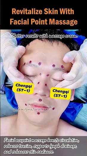 Revitalize Skin With Facial Point Massage