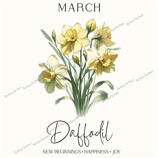 March Flower Daffodil Fabric Panel, Quilt Sewing Square, Multiple Sizes, Fc10j - Etsy