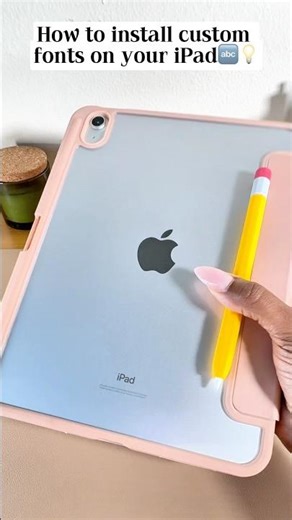 Stop using the same boring fonts 😭 #ipad #ipadtips #fonts #tutorial