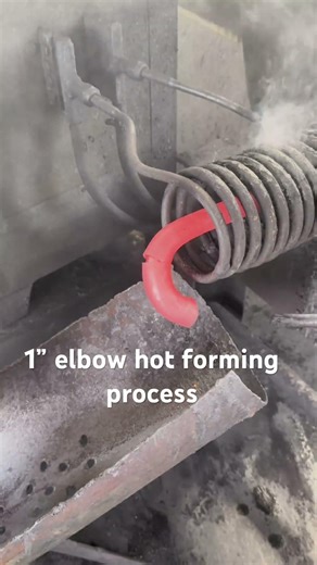 Elbow hot forming machine # elbow hot forming process #elbow #manufacturing #factory