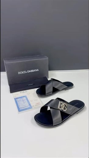 Dolce & Gabbana DG Logo Leather Cross-Strap Sandals Men #sneakersbykk #luxuryshoes #designershoes