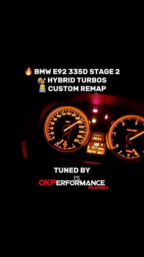 BMW E92 335D Stage 2 Hybrid Turbos Custom tuned by OKPERFORMANCE PLOVDIV 🔥 | OKPerformance Plovdiv