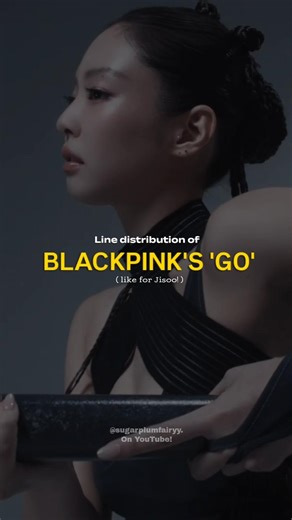 LINE DISTRIBUTION OF BLACKPINK'S 'GO'!🌟 #ytshorts #kpop #blackpink #blinks #jenlisa #chaesoo