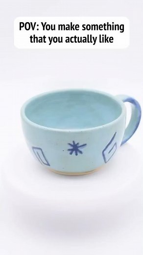 Here’s the teacup mug from start to finish #wheelthrowing