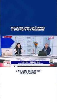 🔴🔵 2026 Elections: What happens if I ONLY VOTE FOR PRESIDENT and don't elect senators or represen...