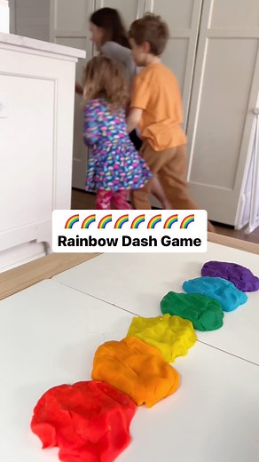 Play-Doh | 🌈Rainbow dash game! The perfect weekend Play-Doh party for lots of littles that will keep them entertained and moving their bodies. It’s a... | Instagram
