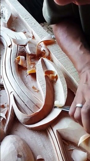 Wood relief carving process- Good tools and machinery make work easy