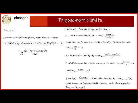 Trigonometric Limits: Solved Examples & Questions You Must Know