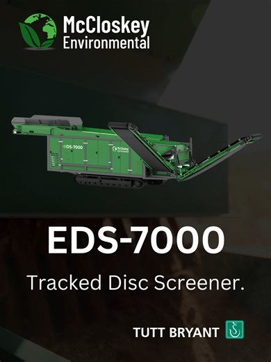 When difficult materials slow production, the right screening solution makes all the difference. The EDS-7000 Tracked Disc Screener is purpose-built for wet, shredded and oversized materials where standard screens often struggle. Its patented disc screening design delivers precise separation of fines from oversized material, maintaining consistent throughput and better material control across demanding applications. With high production capability, dual power flexibility and a robust tracked des