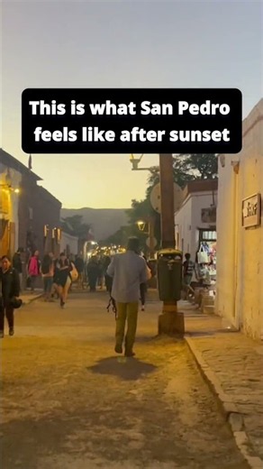 Golden Hour in San Pedro de Atacama — Walking the Town, Chile 🌵 #travel #atacama #atacamadesert
