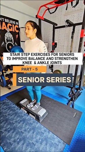 Day 5: Stair Step Exercises for Seniors 🪜💪 | Build Strong Knees & Better Balance