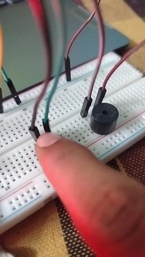 Buzzer multiple modes using push button and Ardunio UNO 😀👍 #arduino #arduinoproject #viral #coding