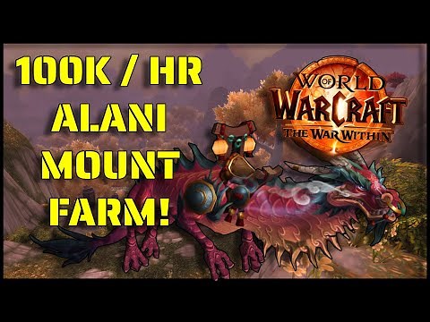 Alani Mount Gold Farm Fast Skyshard Farming For Huge Profit | WoW: The War Within