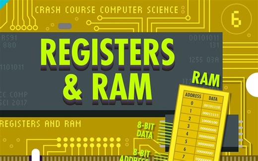 Registers and RAM_ Crash Course Computer Science _6