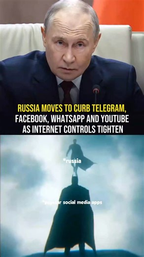 🌍GLOBAL STORIES - ONE PLACE on Instagram: "Russia has expanded its crackdown on foreign digital platforms, blocking WhatsApp and Facebook, heavily restricting YouTube, and increasing pressure on Telegram, though Telegram remains accessible for now. Facebook has been officially banned in Russia since 2022, after its parent company Meta was designated an extremist organisation. WhatsApp has now been blocked nationwide, while YouTube access has been deliberately slowed and restricted, making the p