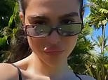Amelia Hamlin flaunts her toned body in skimpy bikini in Hawaii