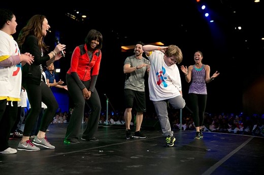 First Lady Michelle Obama Launches Let's Move Active Schools