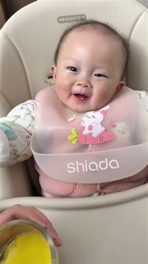 Steamed Egg Custard Today… Baby Loves It 😂🥚 #CuteMoments #BabyLife #BabyFood
