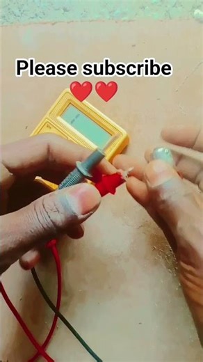 multimeter ki madad se LED light check karna sikho ❤️❤️