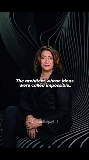 Zaha Hadid :The Architect Who Built the Impossible || #architecture #architect #shorts