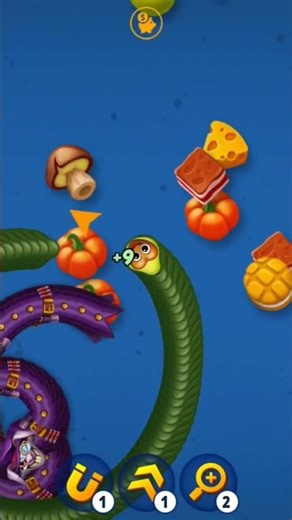 🐍 WORMSZONE IO 001 SLITHER SNAKE TOP 01/BEST WORLD RECORD #wormszone #shorts #viral #gaming