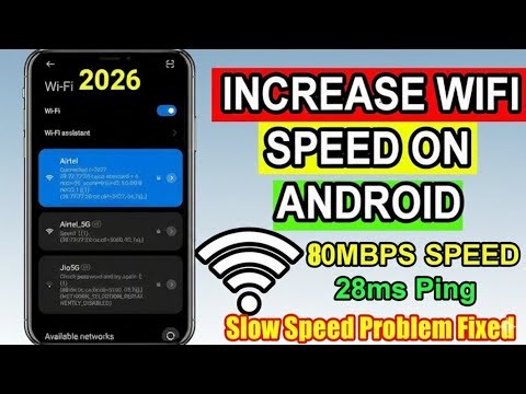 WIFI Slow Problem Android। How To Increase WiFi Speed। How To Increase WiFi Range ।