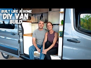 DIY Van Build Tiny Home (you won't believe this 🤭) Living Full Time in Ford Transit Van