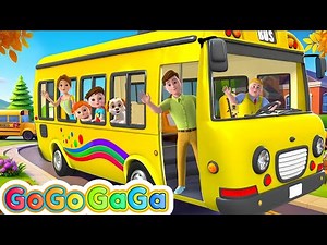 Wheels On The Bus 🚌 | GogoGaga Nursery Rhymes & Kids Songs